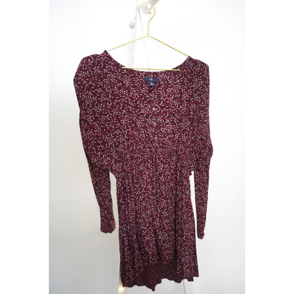 GAP Dresses & Skirts - Maroon Long Sleeve Dress